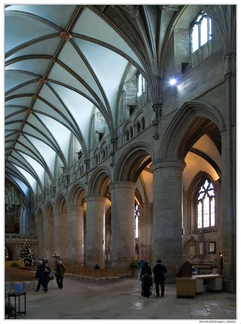The Arcading With Small Triforium And Clerestory South Aisle Looking