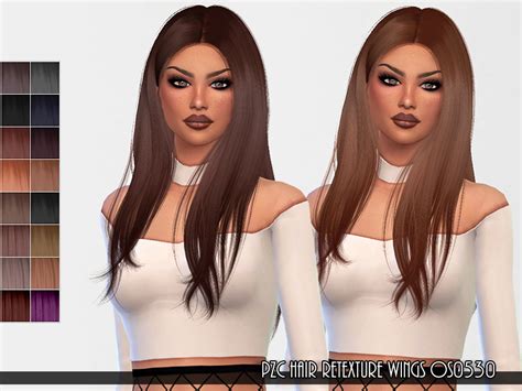 The Sims Resource Wings Tz0912 Hair Sims 4 Hairs Vrogue