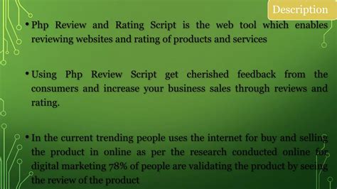 Ppt Php Review Script Php Review And Rating Script Trustpilot