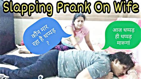 Slapping Prank On Wife Slapping Prank Went Too Far Slapping Prank On Cute Girl Sanju With