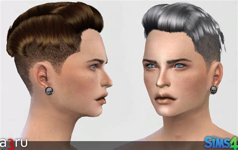 My Sims 4 Blog A3ru Ethan Hair For Males