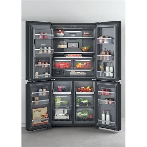 Whether you need a fridge for the garage, dorm room, or office, the whirlpool 4.3 cu. Whirlpool 4 Door Frost Free Fridge Freezer with Water ...