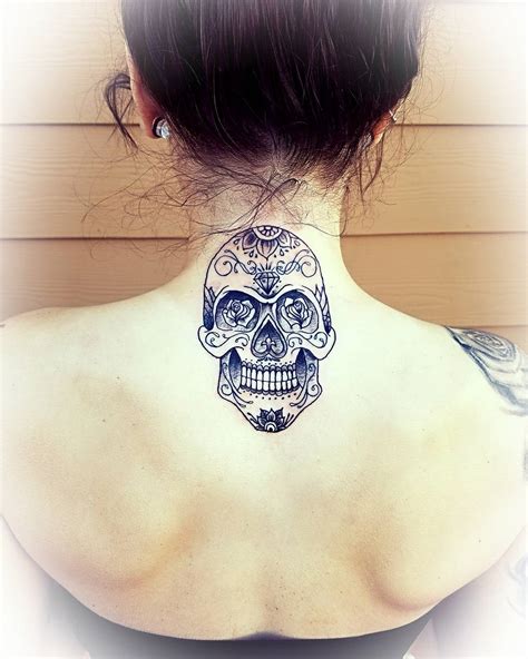 45 Back Of The Neck Tattoo Designs And Meanings Way To The