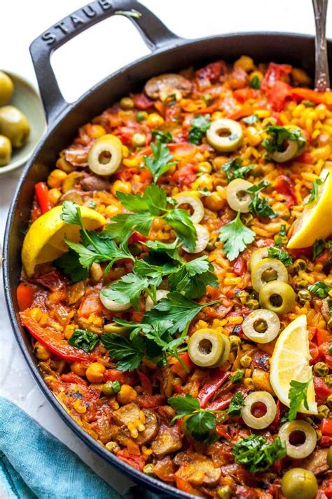 Vegetarian Paella Recipe Easy No Special Pan Recipe Paella