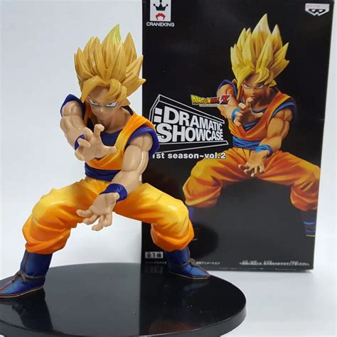 Dragon Ball Z Action Figures Son Goku Super Saiyan 150mm Dramatic Showcase Anime Model Toys Dbz