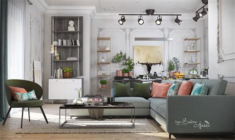 In my new conversation with the cosmopolitan designer, below, we see inside the creative mind of an. interior design apartment (modern classic style ) on Behance