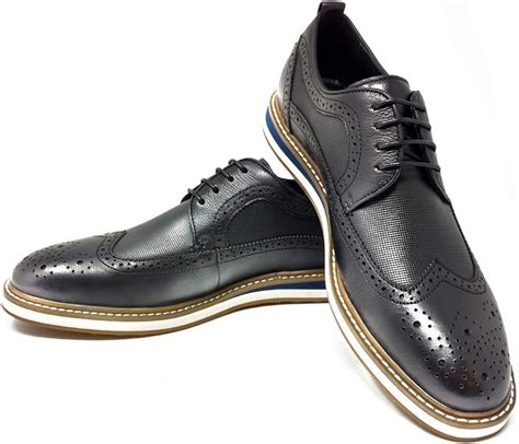 Mr Jog Mens Premium Leather Oxford Dress Shoe