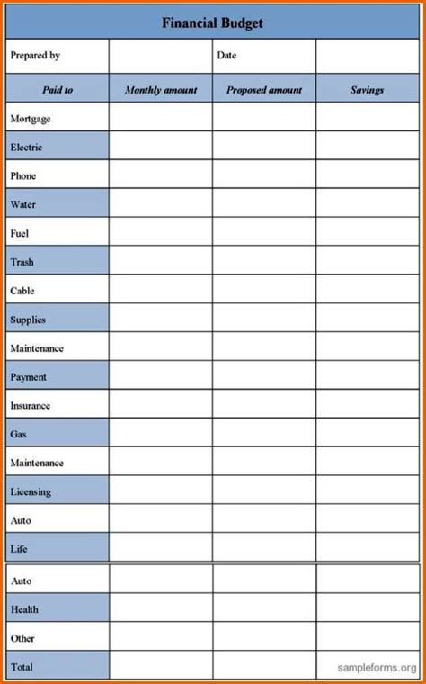 blank monthly budget template sampletemplatess