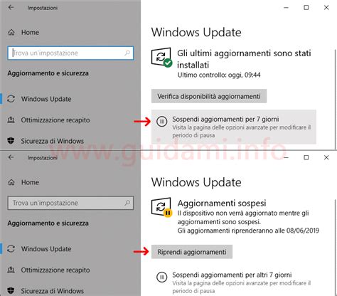 Sospendere Gli Aggiornamenti Windows Update Su Windows 10 May 2019