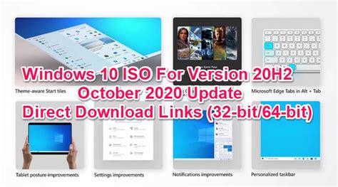 Windows 10 Iso Files For Version 20h2 October 2020 Update Direct
