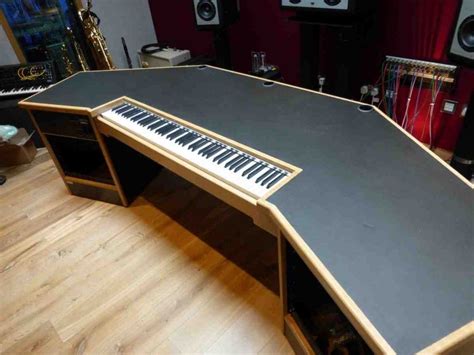 Recording Studio Workstation Desk … | Home studio desk, Music studio room, Home studio music