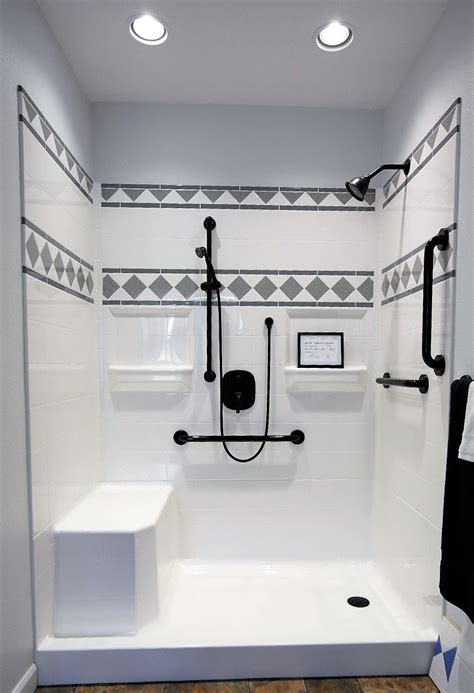 Style Your Handicap Shower System Aging Safely Baths