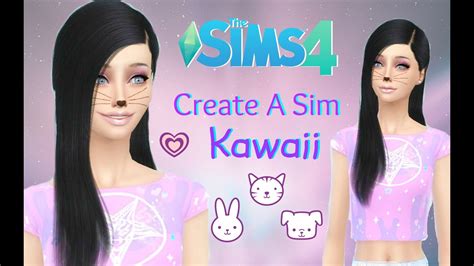 The Sims 4 Create A Sim Kawaii 1 Youtube Vrogue