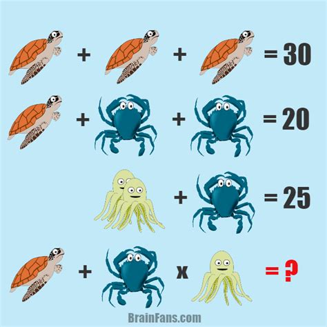 Math Riddle With Answer Number And Math Puzzle Brainfans