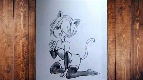 Kedi Kız Nasıl çizilir How To Draw Cat Girl Youtube