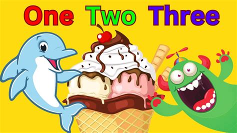 123 For Kids Numbers Spelling Song One Two Three Youtube