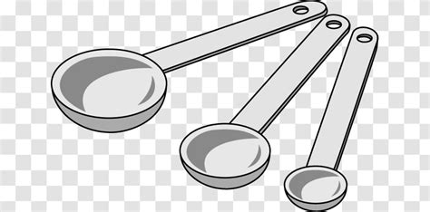 Measuring Cup Spoon Measurement Clip Art Tableware Spoons Cliparts Transparent Png