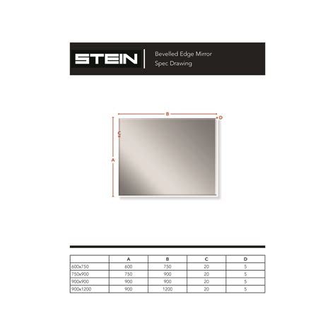 Stein 900 X 900mm Bevelled Edge Mirror Bunnings New Zealand