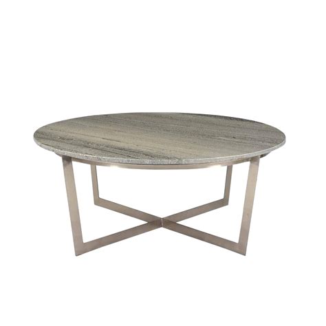 Get 34 Round Coffee Table Grey