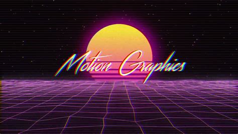 Vaporwave Sunset After Effects Youtube