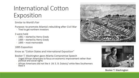 Ss8h7a Henry Grady Cotton Exposition The New South Youtube