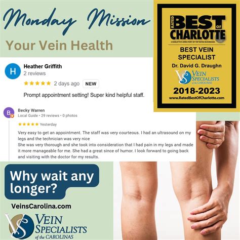 Monday Morning Mission Spread The News About Our Exceptional Vein Care