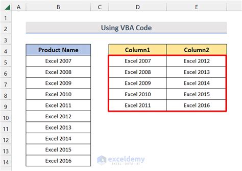 How To Split One Column Into Multiple Columns In Excel