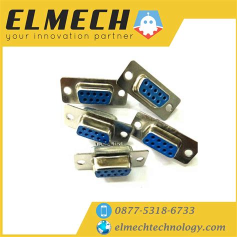 Connector Db 9 Female For Cable Elmech Technology