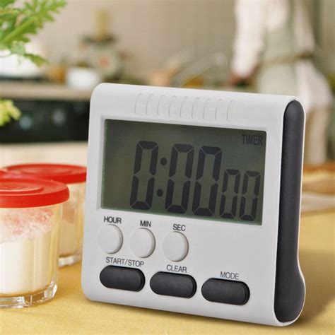 2020 New Magnetic Large Lcd Digital Kitchen Timer With Loud Alarm Count