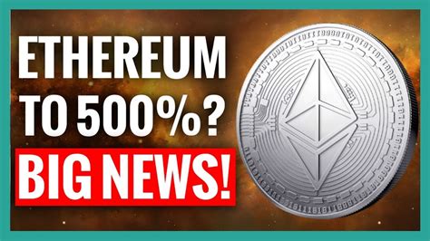 The price of 1 ethereum (eth) can roughly be upto $6,385.33 usd in 1 years time a 2x nearly from the current ethereum price. NEWS For Ethereum Investors: URGENT!!! | Ethereum Price ...