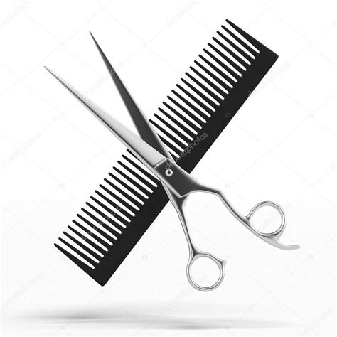 Scissors And Comb Stock Photo By ©ekostsov 28729499