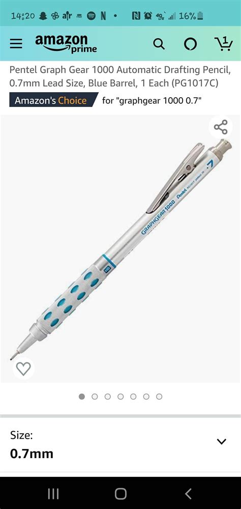 Drafting Pencil Pentel Amazon Prime 7mm Graphing Barrel Draw