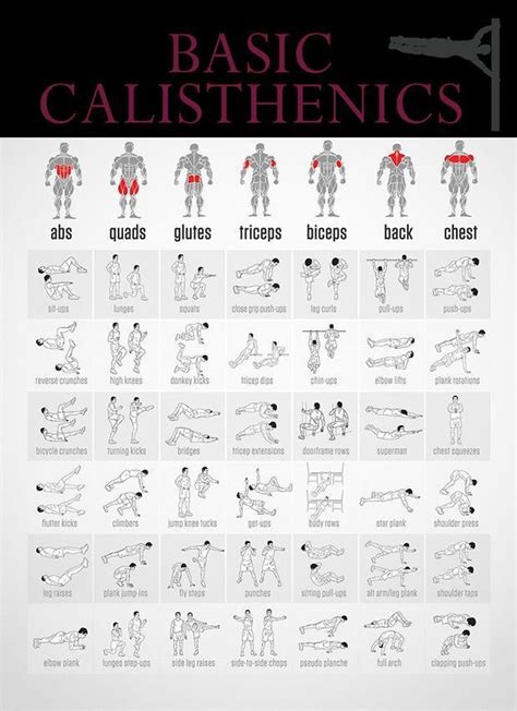 Day Full Body Calisthenics Workout Plan Pdf For Weight Loss Fitness