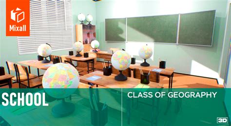 School Class Of Geography In Environments Ue Marketplace