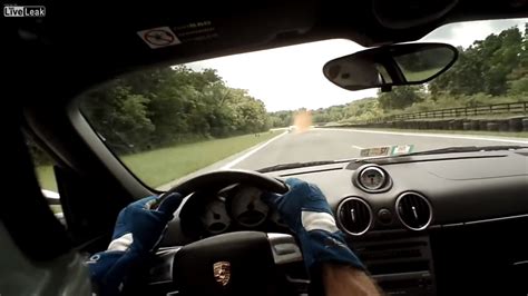 Video Of The Day Porsche Driver Absolutely Destroys A Deer At High Speed