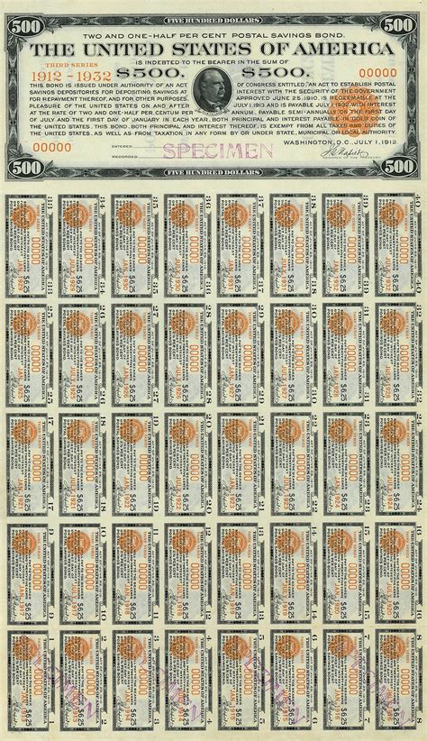 Postal Savings And War Savings Stamps Herbstman Collection
