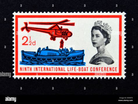 Postage Stamp Great Britain Queen Elizabeth Ii Ninth International