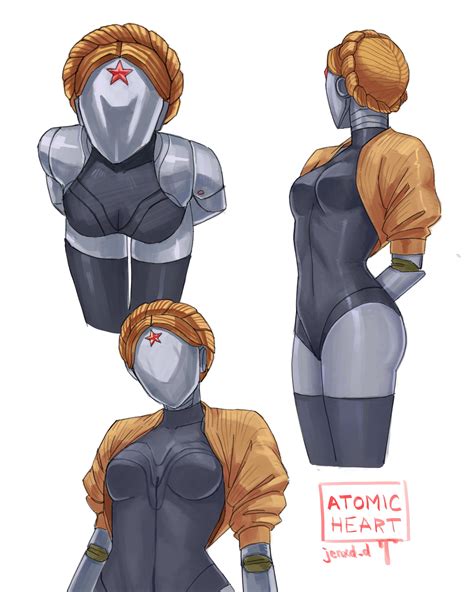 Right And Left Atomic Heart Drawn By Jenxd D Danbooru