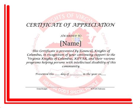 certificate  appreciation samples bookletemplateorg