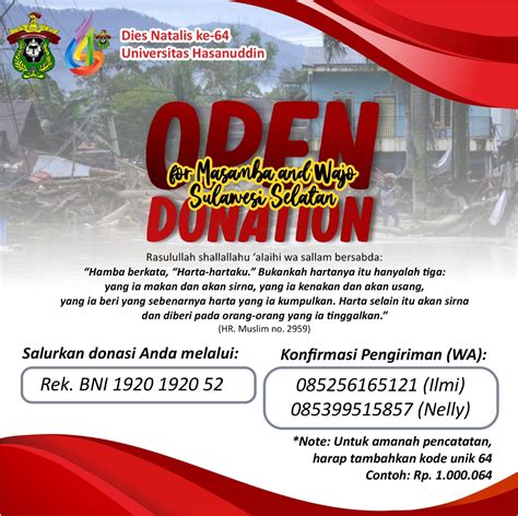 Open Donasi Poster Amat