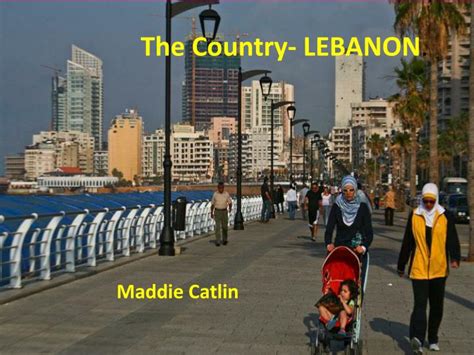 Ppt The Country Lebanon Powerpoint Presentation Free