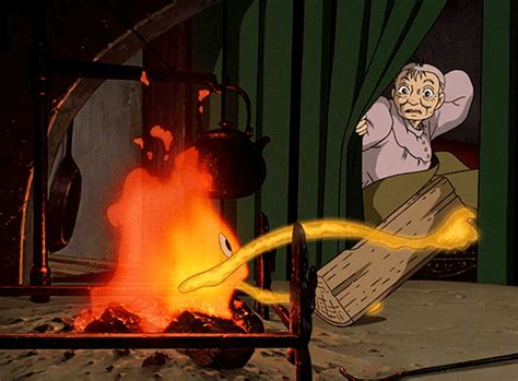 Calcifer. Still one of ny favorite supporting characters ...