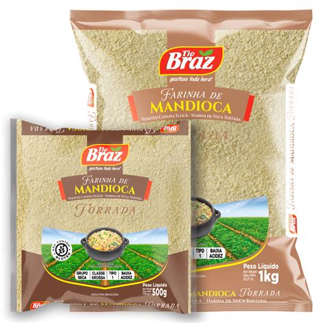 Farinha De Mandioca Torrada Grossa Tio Braz