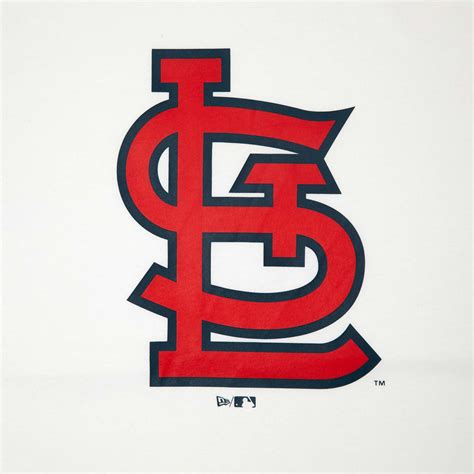 Official New Era Mlb Team Logo St Louis Cardinals White Tee B98511163