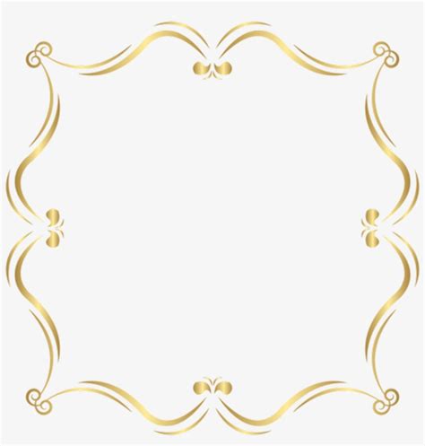 Background Clipart Page Borders Hobbies And Crafts Clipart Gold