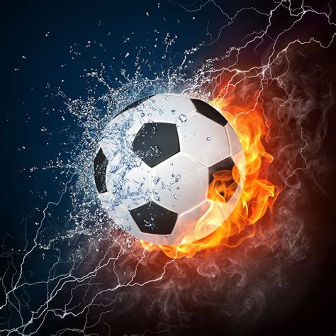 Download 16,000+ royalty free fire ball vector images. Soccer Ball On Fire And Water - 2D Graphics - ID # 25479762