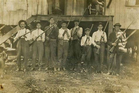 Miners Posing With Their Guns In Eskdale Wv Click For