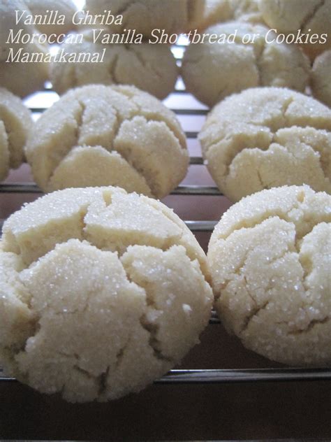 Vanilla Ghriba Bahla Moroccan Vanilla Shortbread Or Cookies Ghirba