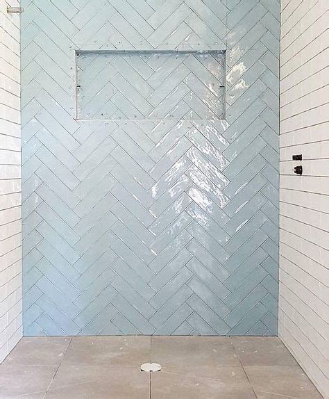Tilecloud On Instagram “handmade Looks Herringbone Tiles In Blue