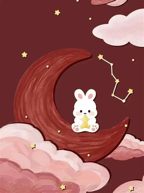 วอลเปเปอร์ กระต่ายดวงจันทร์ Wallpaper Rabbit Moon 🐰🌕 แกลเลอรีที่โพสต์
